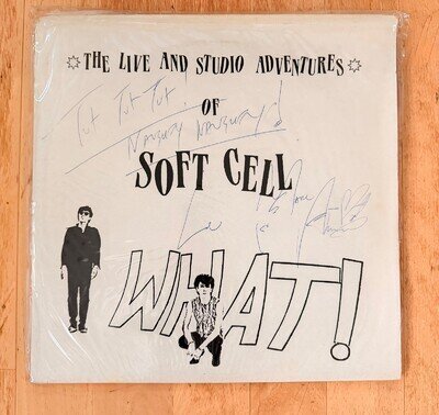 ULTRA RARE! Soft Cell “TUT TUT TUT! NAUGHTY NAUGHTY” Marc Almond/Signed/LP Vinyl