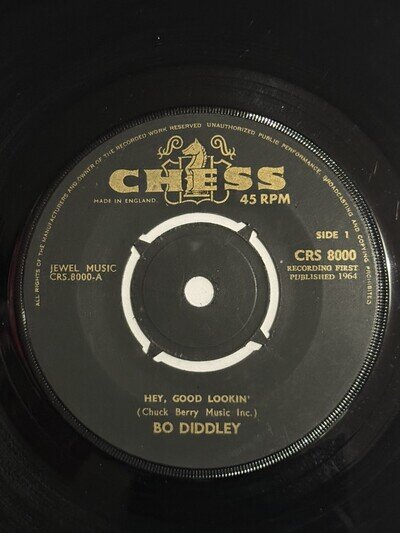 Bo Diddley Hey Good Lookin' 7" Chess CRS 8000 (1964) 45rpm Blues