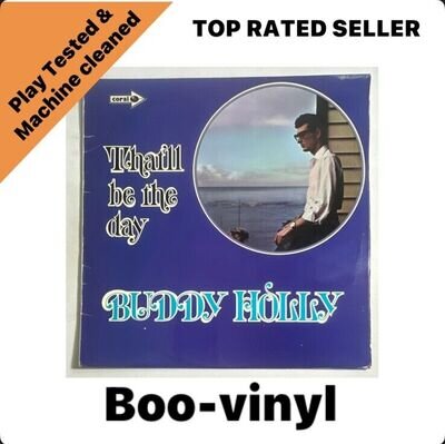 Buddy Holly – That'll Be The Day ~ Lp Vinyl Record Coral CP 24 Mono EX / VG+