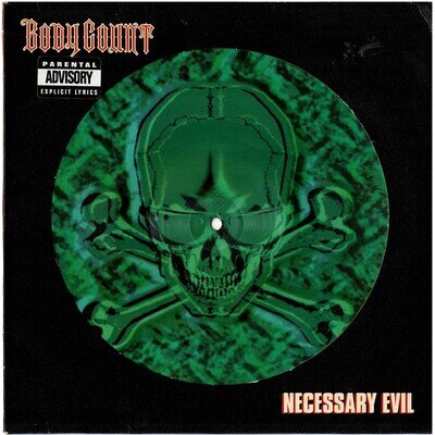 BODY COUNT Necessary Evil Virgin VSA1529 10" Single Sided Etched, Picture Disc