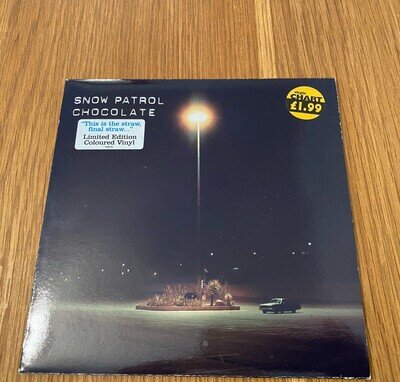 Snow Patrol Chocolate Coloured 7inch Vinyl LTD Ed Single Record 2004