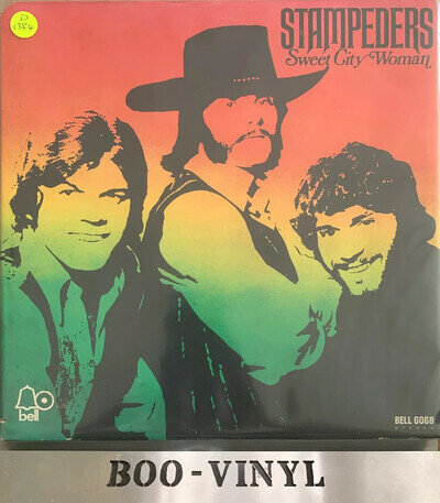 Stampeders Sweet City Woman vinyl LP album record USA 6068 BELL 1971 Ex Con