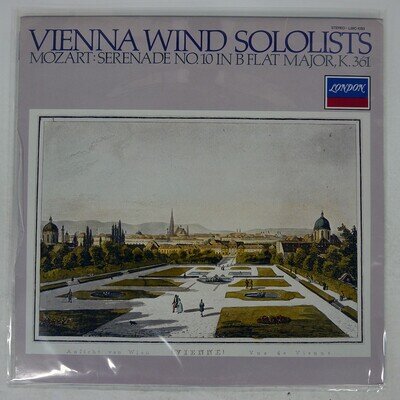 VIENNA WIND SOLOISTS MOZART: SERENADE NO. LONDON L28C1093 Japan VINYL LP