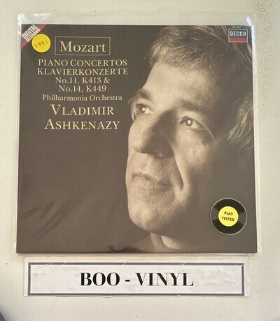 Wolfgang Amadeus Mozart - Piano Concertos Decca 417 627-1 Lp Vinyl Record NM/EX