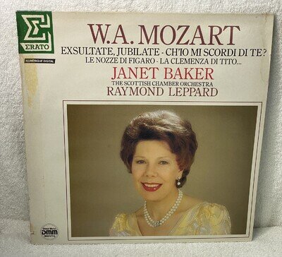 LP W.A. Mozart exsultate Jubilate Janet Baker Erato