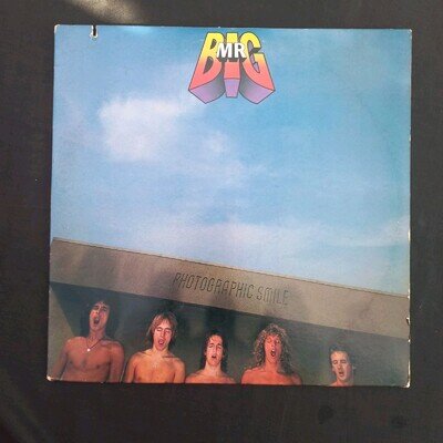 MR BIG- PHOTOGRAPHIC SMILE- VINYL LP US PRESS NEAR MINT VINYL
