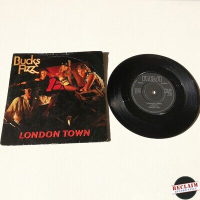 bucks fizz - london town 7" vinyl record VG