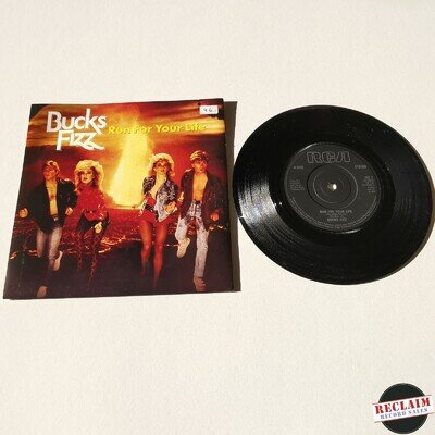 bucks fizz - run for your life 7" vinyl record VG