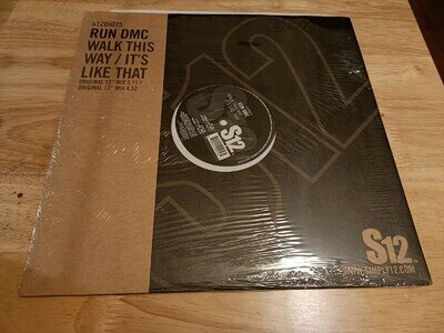 Run DMC Walk This Way B/W It's Like That S12 Simply 12 Inch