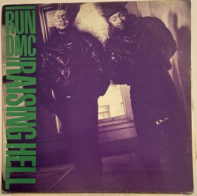 Run-DMC Raising Hell LP Album Vinyl Record 1986 LONLP 21 London Records Hip Hop