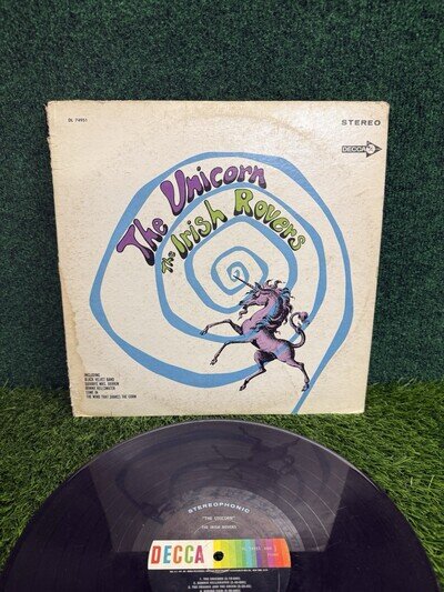 Vintage THE UNICORN The IRISH ROVERS Vinyl LP Album 1967 DL74951 DECCA