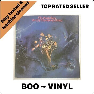The Moody Blues - On The Threshold Of A Dream -original vinyl Lp Record EX / EX
