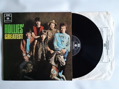 The Hollies Greatest UK LP Laminated Sleeve 1st -1 -1 Tidy Vinyl Company Bag