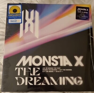 Monsta X : The Dreaming VINYL 12" Album Canary Yellow Vinyl (2022) NEW Sealed