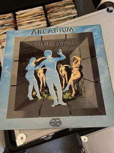 RARE: ARCADIUM BREATH AWHILE: Middle Earth Label 1969 NR MINT Vinyl LP Cover Ex