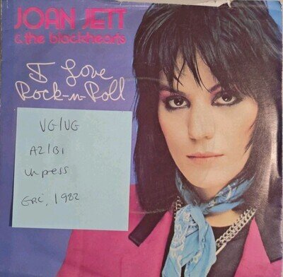 Joan Jett & The Blackhearts I Love Rock N Roll Vinyl Record VG/VG EPCA2152 1982