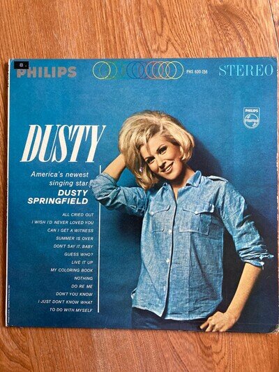 *SIGNED* DUSTY SPRINGFIELD US Dusty lp 1964 Stereo AUTOGRAPH