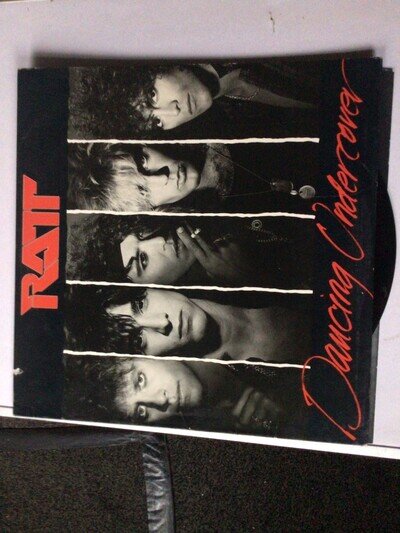 Ratt Dancing Undercover LP vinyl Germany Atlantic 1986 + inner 7816831 Ex / Ex
