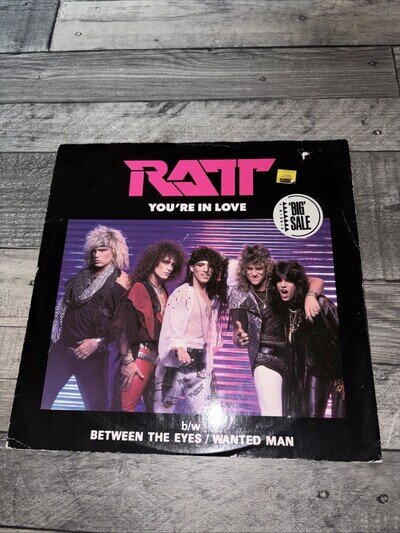 Ratt - You’re In Love - 12” Vinyl Record Single - 1985 Atlantic UK 1st Glam Rock