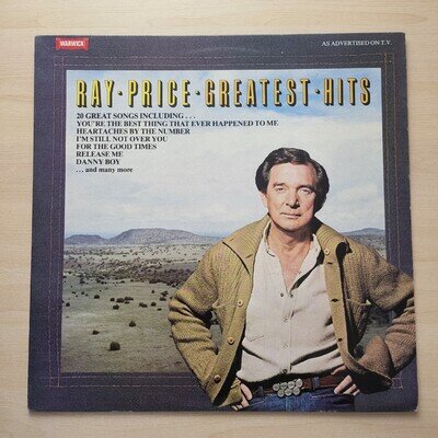 Ray Price - 12" Vinyl - Greatest Hits (WW 5117) (EX)