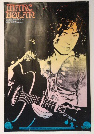MARC BOLAN T.REX ‘There’s So Much More…’ Original 70s Genuine Throwaway Poster