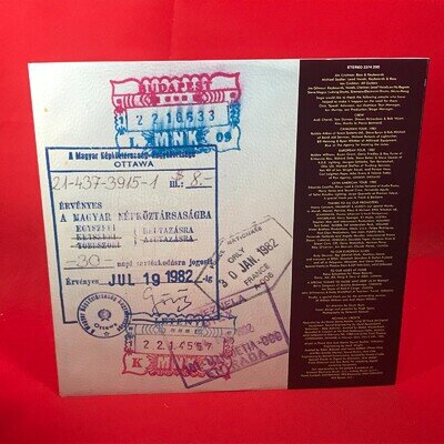 SAGA In Transit 1982 Dutch live vinyl LP + inner in concert original