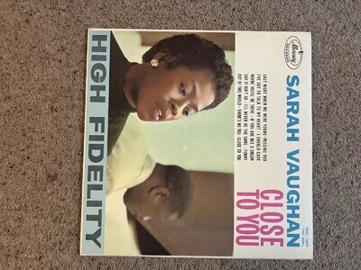 Sarah Vaughan Close To You Vinyl LP 1960 MMC14059