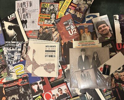 U2 Fanatic Collection Of Books Mags Posters There’s Even A Cd Or 2 And A Vinyl