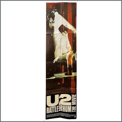 U2 Rattle And Hum 1988 Promotional Film Poster (UK)