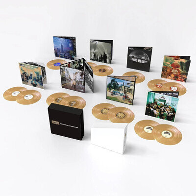 Oasis Complete Studio Album Collection Limited Edition Box Set Gold Vinyl 14xLP