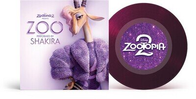Shakira - Zoo (from Zootopia 2) (Original Soundtrack) [New 7" Vinyl] Clear Vinyl