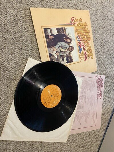 John Denver Back Home Again Gatefold Vinyl LP Album 1974 RCA Victor