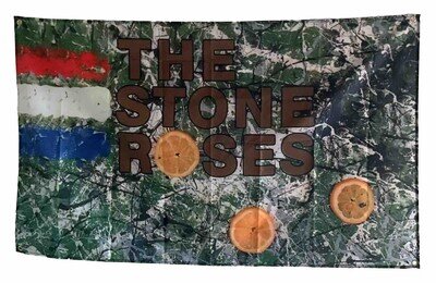 THE STONE ROSES FLAG 5X3FT IAN BROWN WATERFALL FREE 48HR UK POST