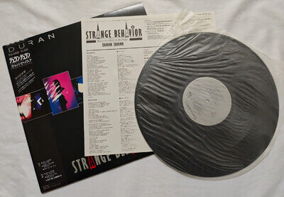 DURAN DURAN - STRANGE BEHAVIOR - JAPAN JAPANESE 6 TRACK EP + OBI + INSERT