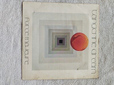 TANGERINE DREAM - FORCE MAJEURE 1st UK Virgin 1979 CLEAR LP VG+