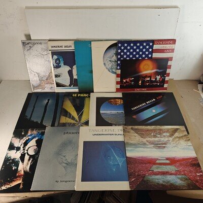 Tangerine Dream x 13 Vinyl LPs JOBLOT