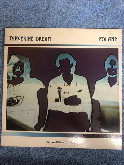TANGERINE DREAM, POLAND, WARSAW CONCERT VINYL, JIVE, 1984, EX CONDITION