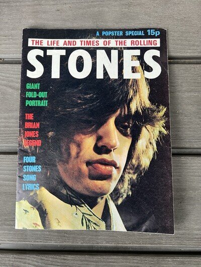 ROLLING STONES - THE LIFE & TIMES - FOLD OUT POSTER PORTRAIT