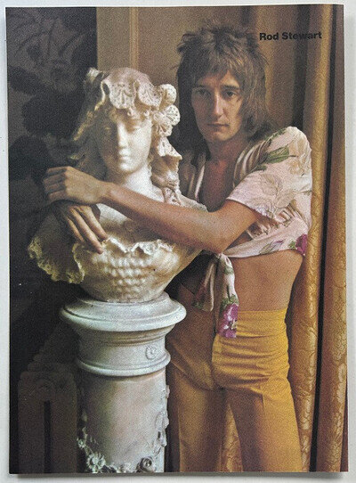 ROD STEWART ~ 1974 full page UK magazine annual poster