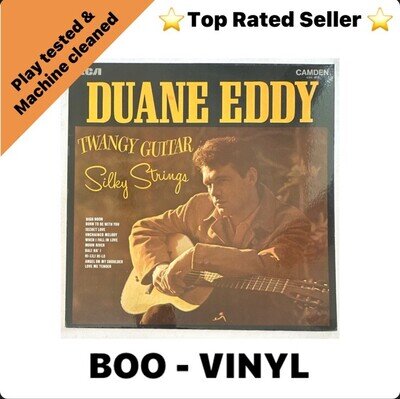 Duane Eddy - Twangy Guitar Silky Strings - Vinyl Record LP CDS 1072 EX / VG+