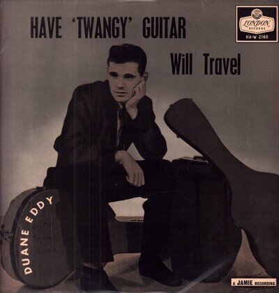 Duane Eddy Have Twangy Guitar Will Travel LP vinyl UK London 1958 plum/silver
