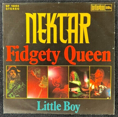 NEKTAR 'FIDGETY QUEEN' 7'' SINGLE BACILLUS RECORDS BF18254 1974 1ST GERMAN PRESS