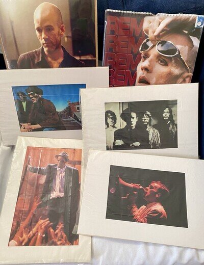 Rare R.E.M. & Michael Stipe Memorabilia - Poster, 2000 Calendar, 4 x Photos NEW