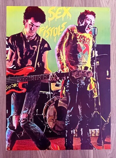 Sex Pistols 1980's Vintage Poster