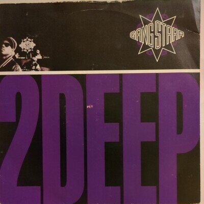 Gang Starr 2 Deep Vinyl Record (1992 UK) 7" Single