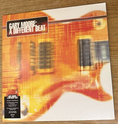 Gary Moore – A Different Beat (2LP Translucent Orange Vinyl) – EX Condition