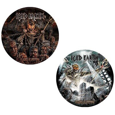 ICED EARTH PLAGUES OF DISTOPIA (RSD 2023) VINYL 12" PICTURE DISC mint new rock