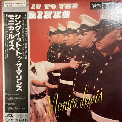 Monica Lewis - Sing It To The Marines - Vinyl LP - Verve Records MV2640 Mono JPN