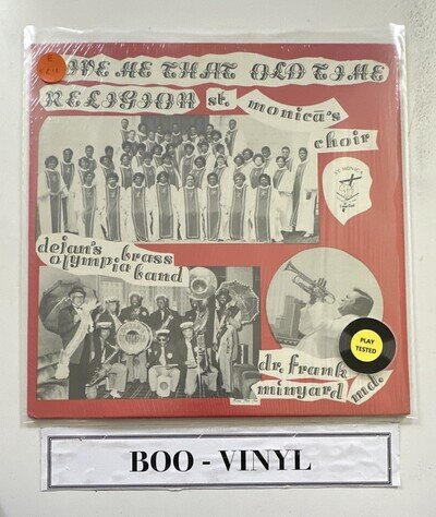 St. Monica's Choir Give Me That Old Time Religion Funk Soul Gospel Vinyl Lp NM