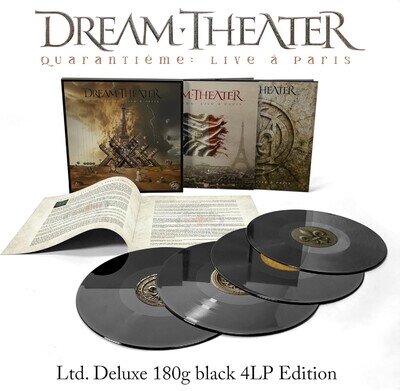 DREAM THEATER - QUARANTIEME: LIVE IN PARIS [VINYL] Sent Sameday*